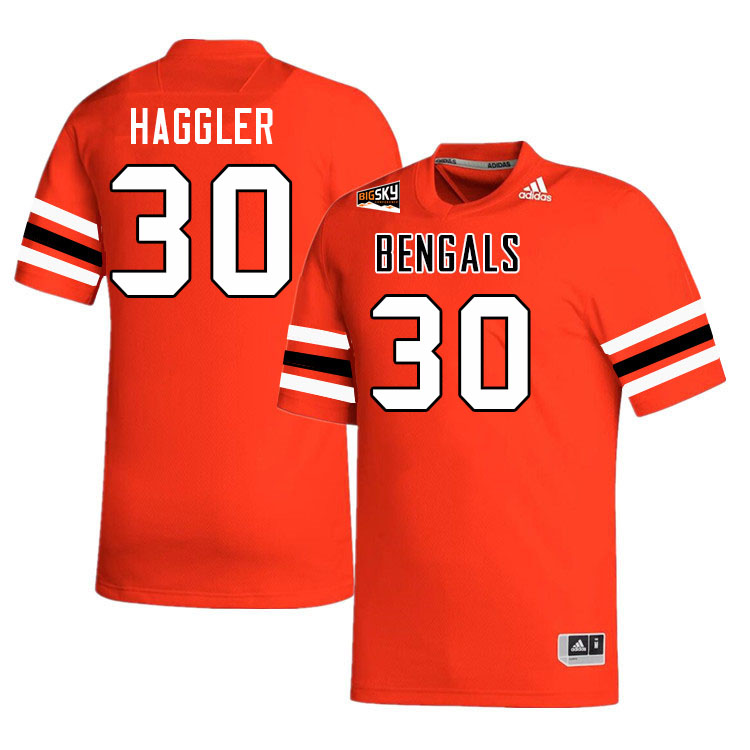 Men-Youth #30 Dekker Haggler Idaho State Bengals 2023 College Football Jerseys Stitched Sale-Orange